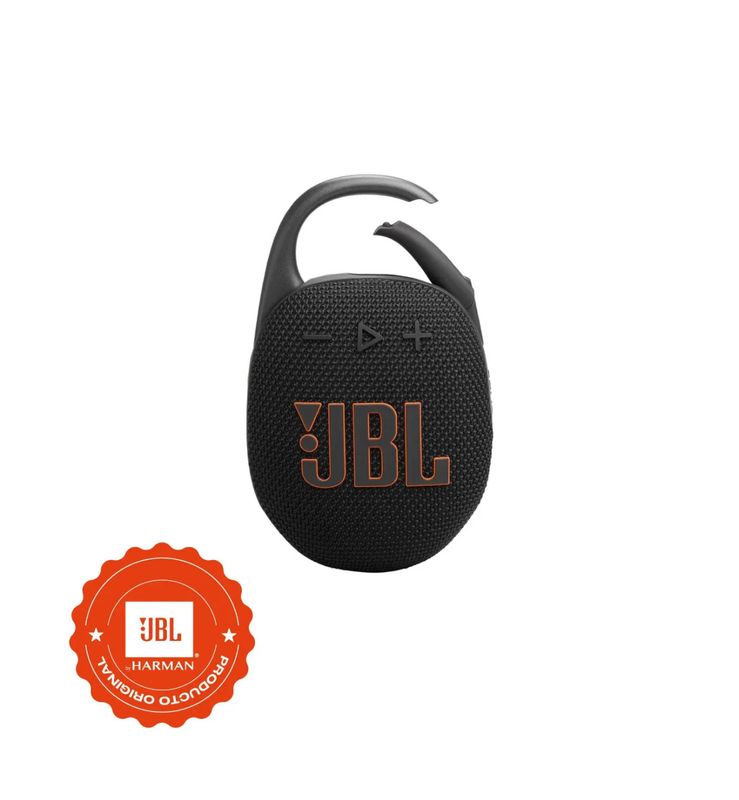 JBL Clip 5 Negro, Altavoz Bluetooth ultraportátil, impermeable.