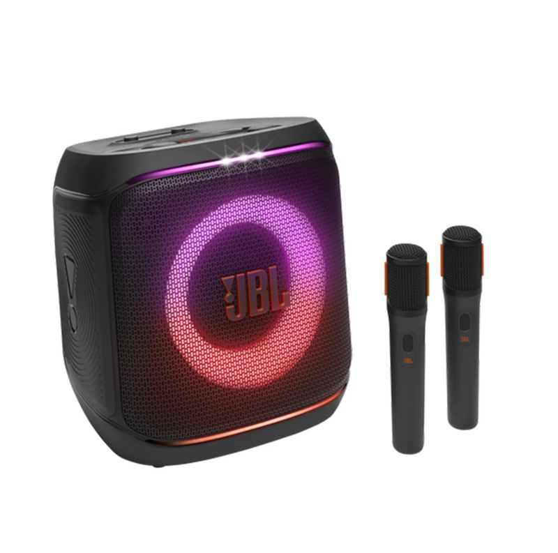 Parlante JBL PartyBox Encore 2 Negro + 2 Micrófonos